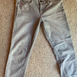 Joe’s Socialite Kicker: Gray Crop jean